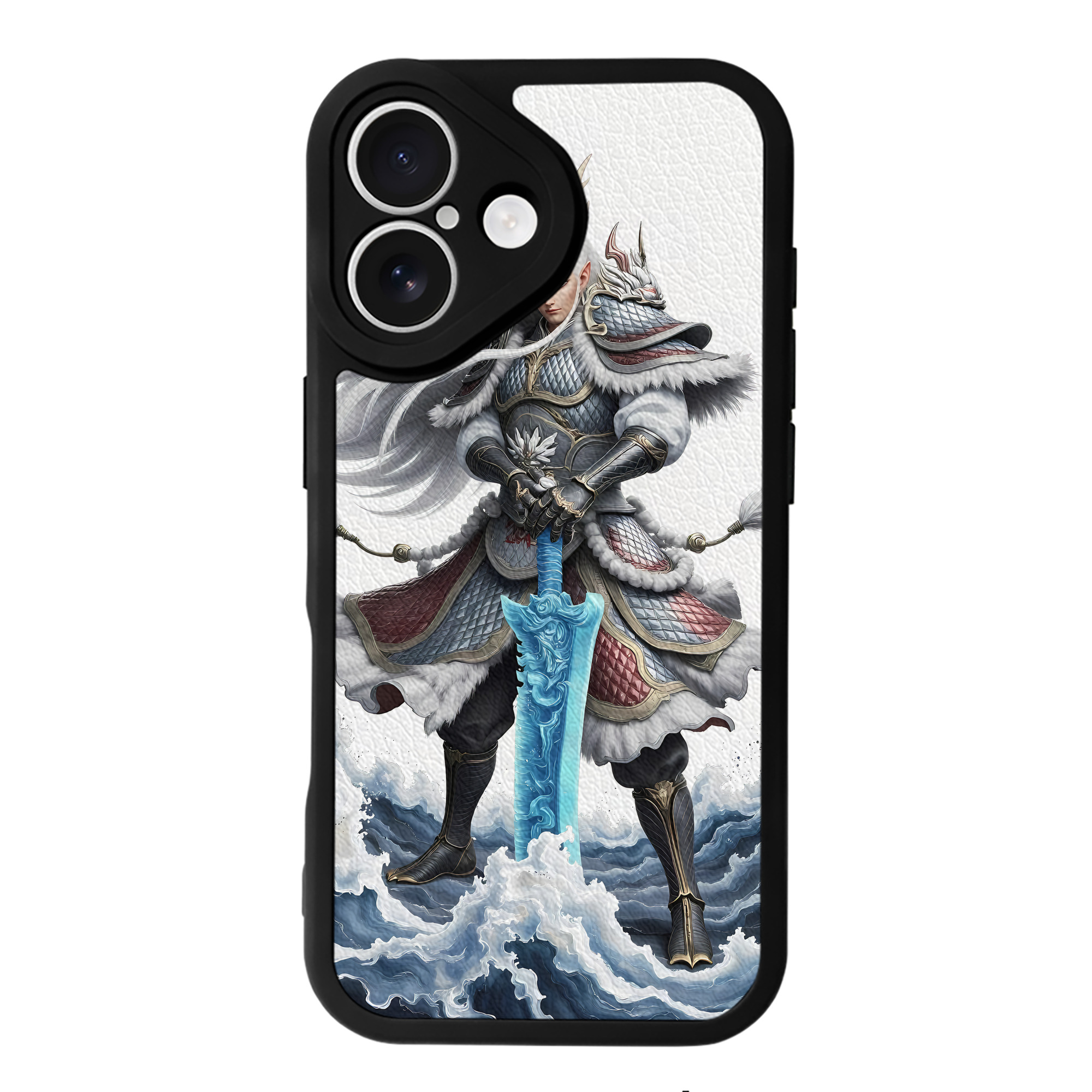 （画像用） Ne Zha 2 ナタ 魔童の大暴れ 【iPhone 16シリーズ対応】シリコンスマホケース（レザー調） 材質：シリコン